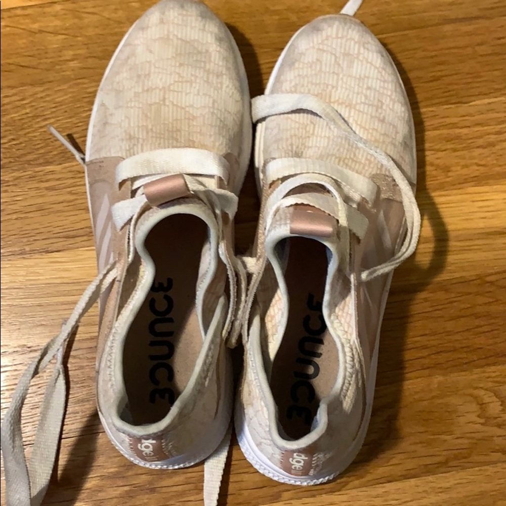 Light Pink Adidas Edge Lux Bounce sneakers
